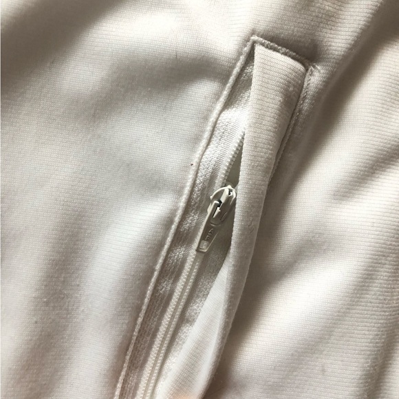 Abercrombie & Fitch Y2K Embroidered Track Jacket in White Size L - Picture 8 of 12